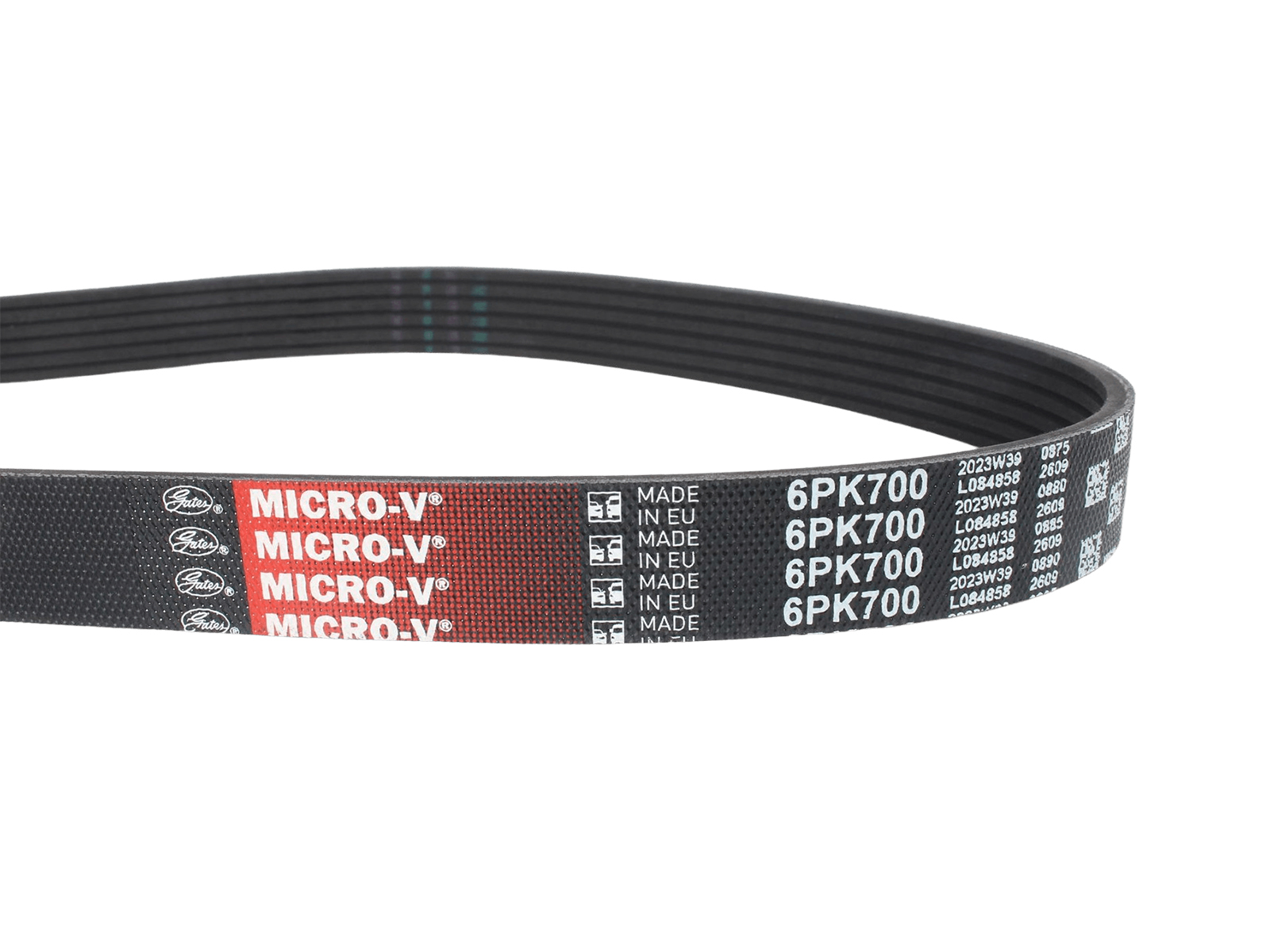 Ремень ВАЗ-2108i-099i генератора GATES 68341 6PK700 фотография №3