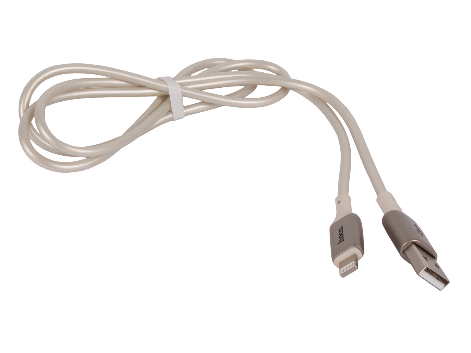 Кабель USB HOCO X66 USB-Lightning 1м белый фотография №1