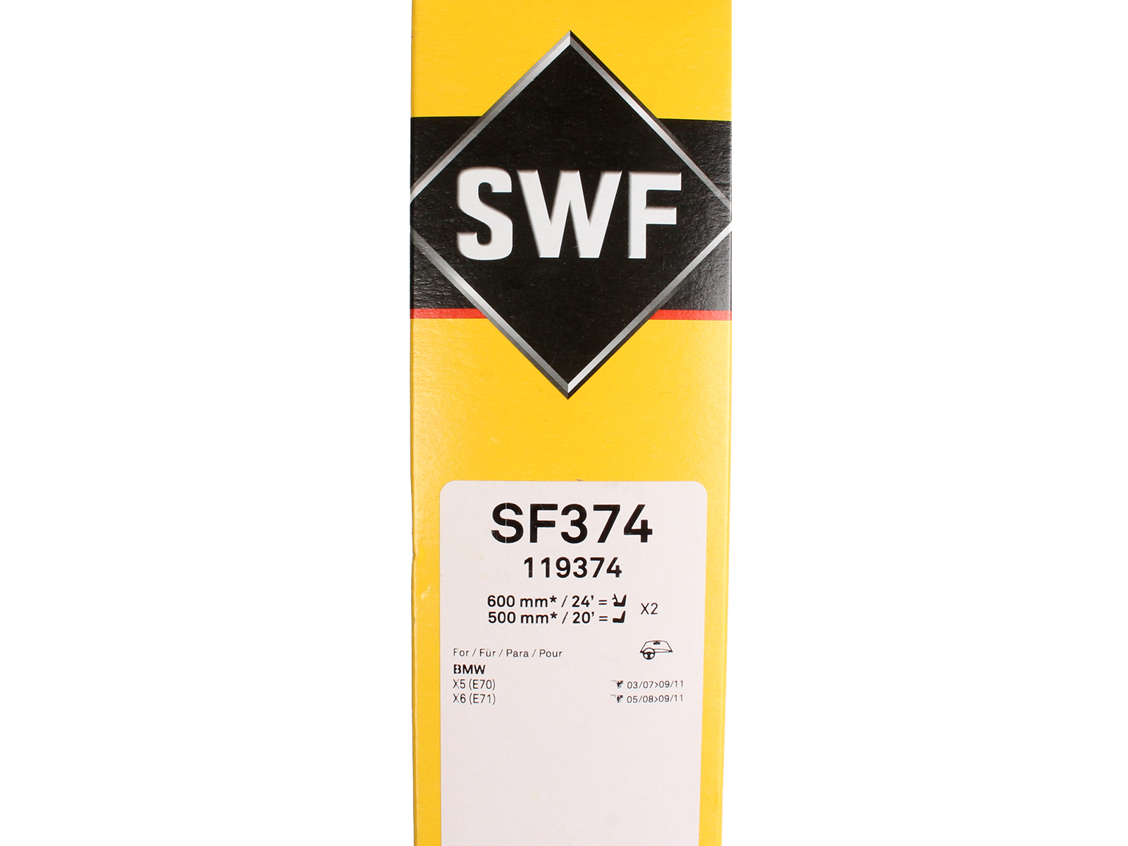 Щетка стеклоочистителя SWF 119374 комплект фотография №4