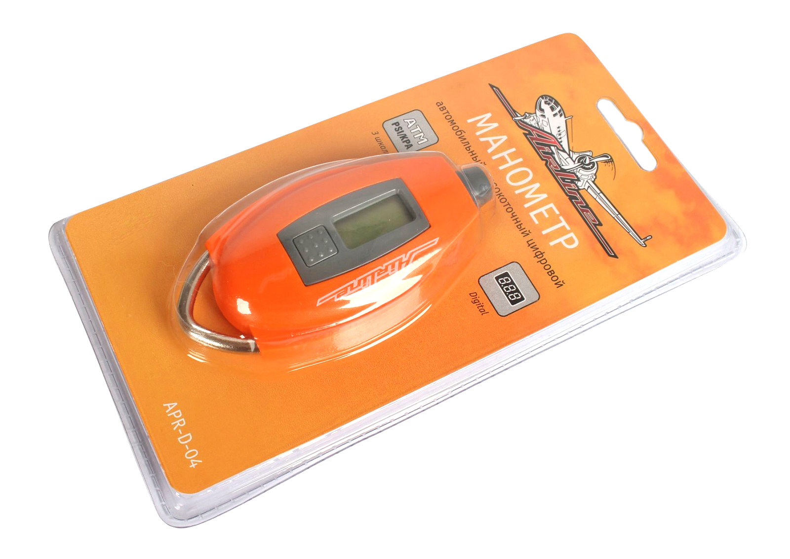 Манометр цифровой 7 Атм AIRLINE APR-D-04 фотография №2