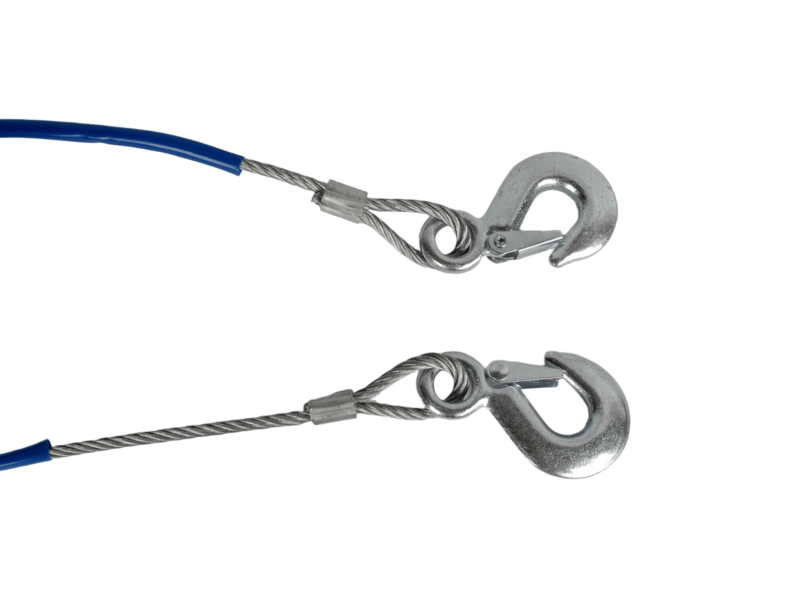 Трос буксировочный 2.5т 4м стальной 6мм (крюк-крюк) MEGAPOWER M-75006 фотография №3