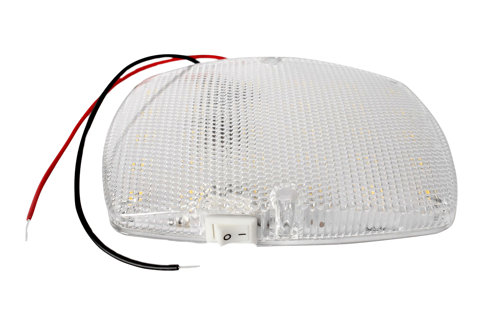 Плафон диодный с выключателем 12-80V 30 светодиодов 1шт фотография №2