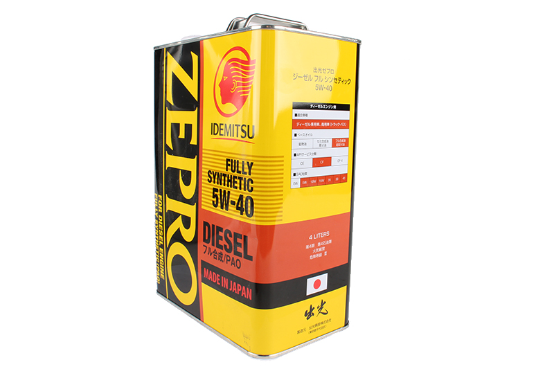 Масло моторное IDEMITSU 5W40 ZEPRO DIESEL CF 4л фотография №3