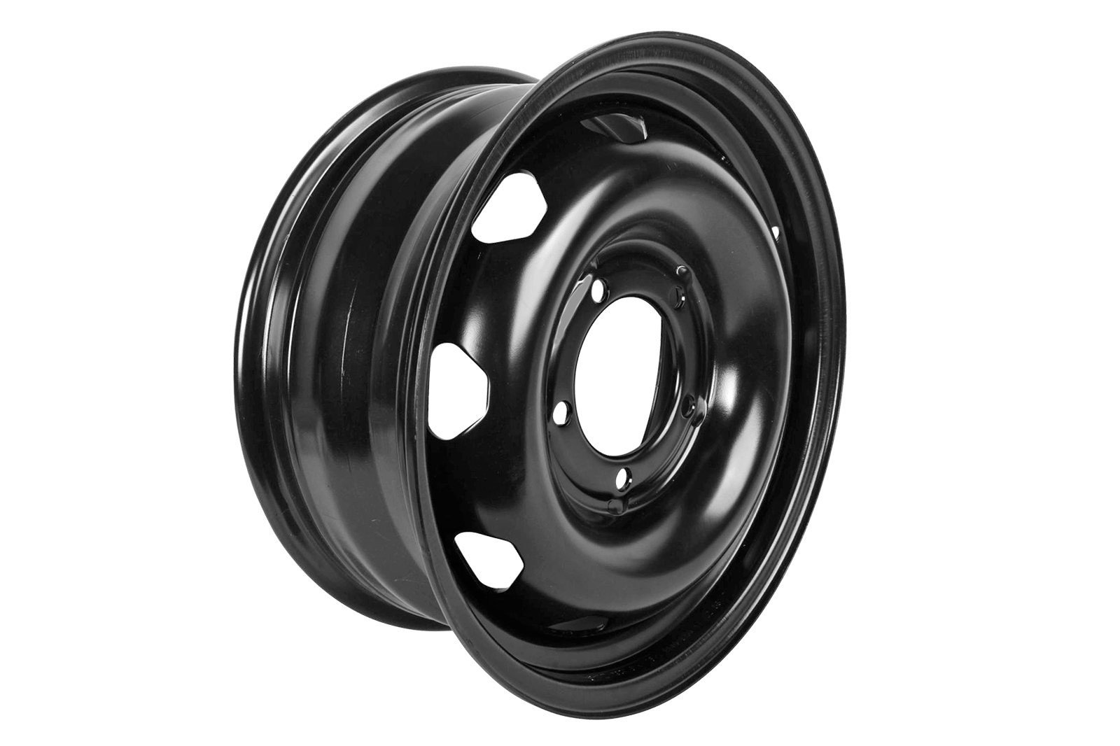 Диск колеса R16х6.5 УАЗ-Патриот штампованный черный 1 штука ТЗСК фотография №2