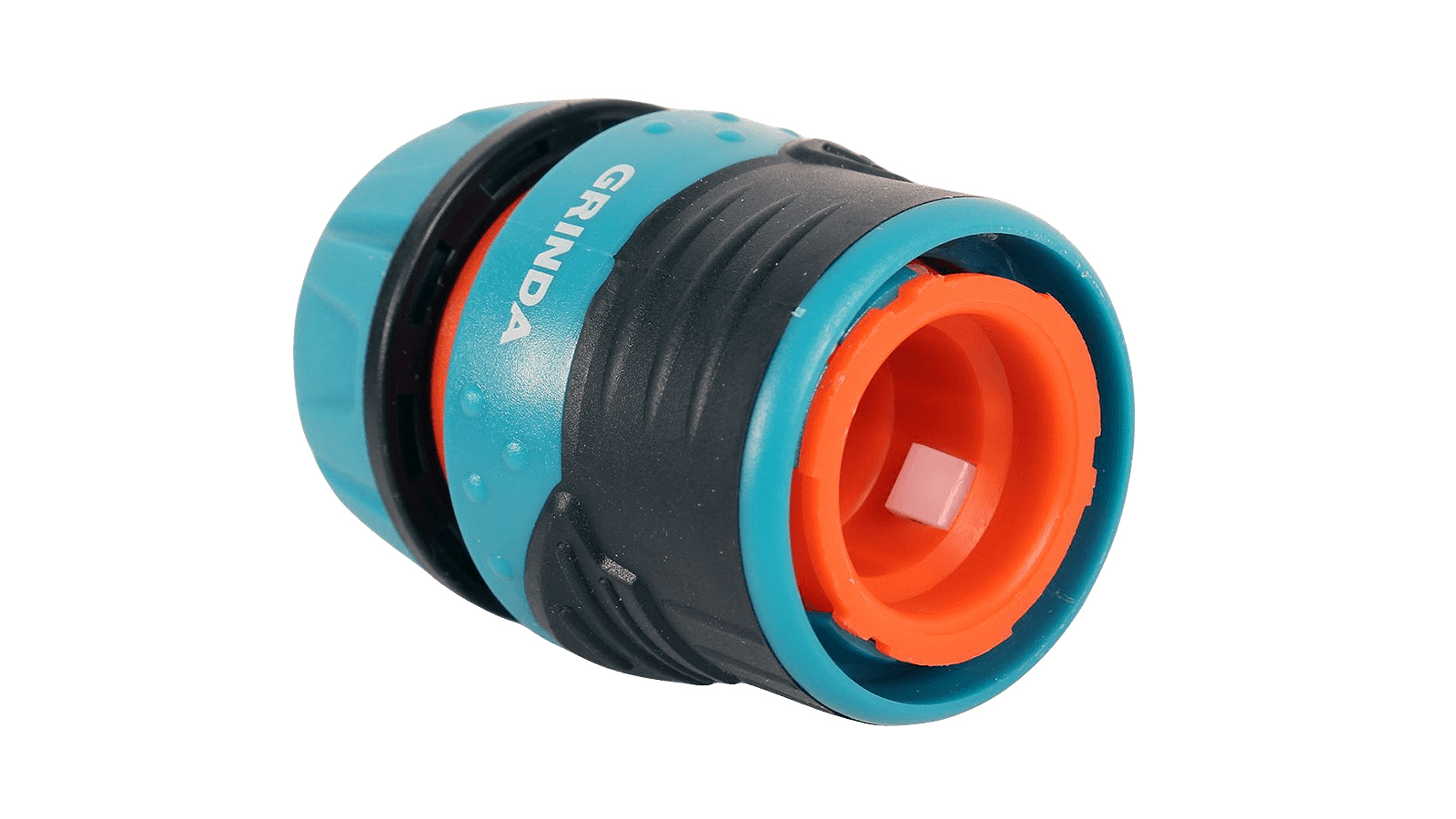 Соединитель быстросъёмный для шланга GRINDA PROLine TL-12 1/2 с запирающим механизмом из ударопрочного пластика с TPR фотография №2