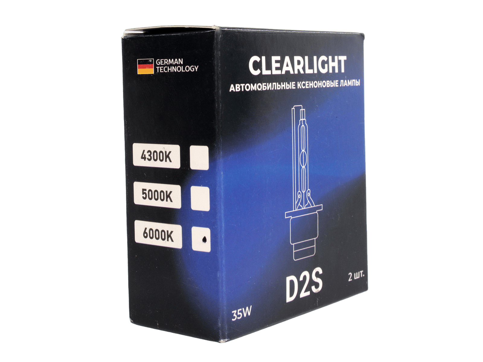 Лампа ксеноновая D2S 6000K Clearlight 2шт комплект фотография №5