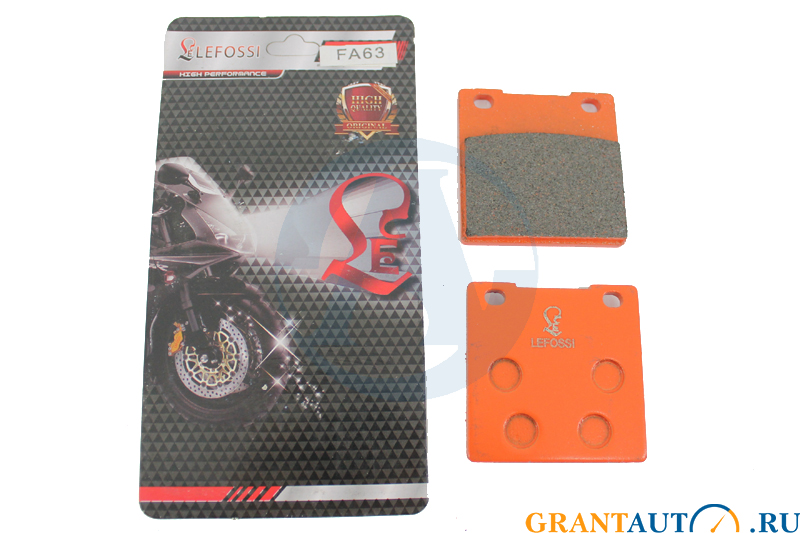 Колодки тормозные Suzuki GSX250F Across задние 91-97 LEFOSSI фотография №1