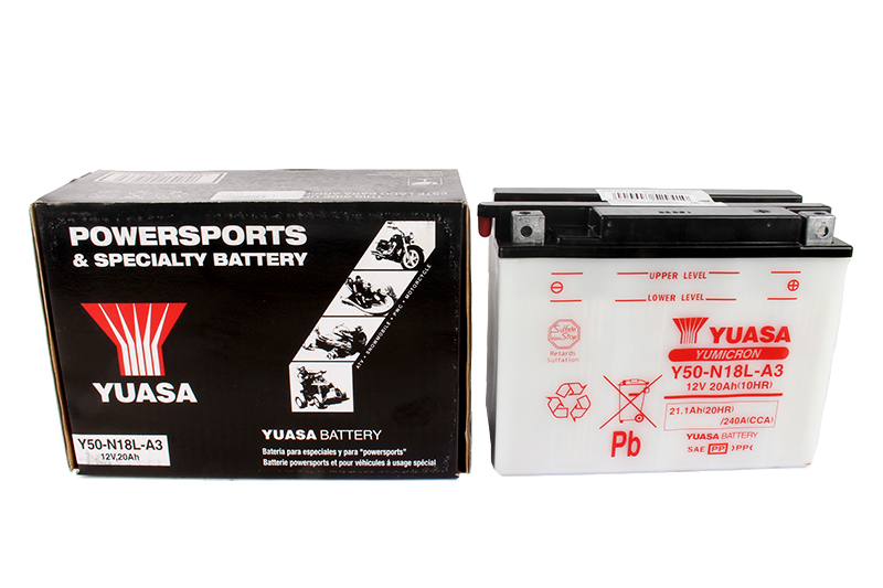 Мотоаккумулятор YUASA Y50-N18L-A3 фотография №1
