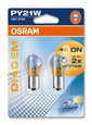 Лампа 12VxPY21W OSRAM DIADEM блистер комплект O-7507 LDA 2бл фотография №1
