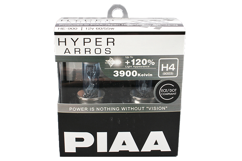 Лампа PIAA H4 BULB HYPER ARROS комплект 3900К фотография №1