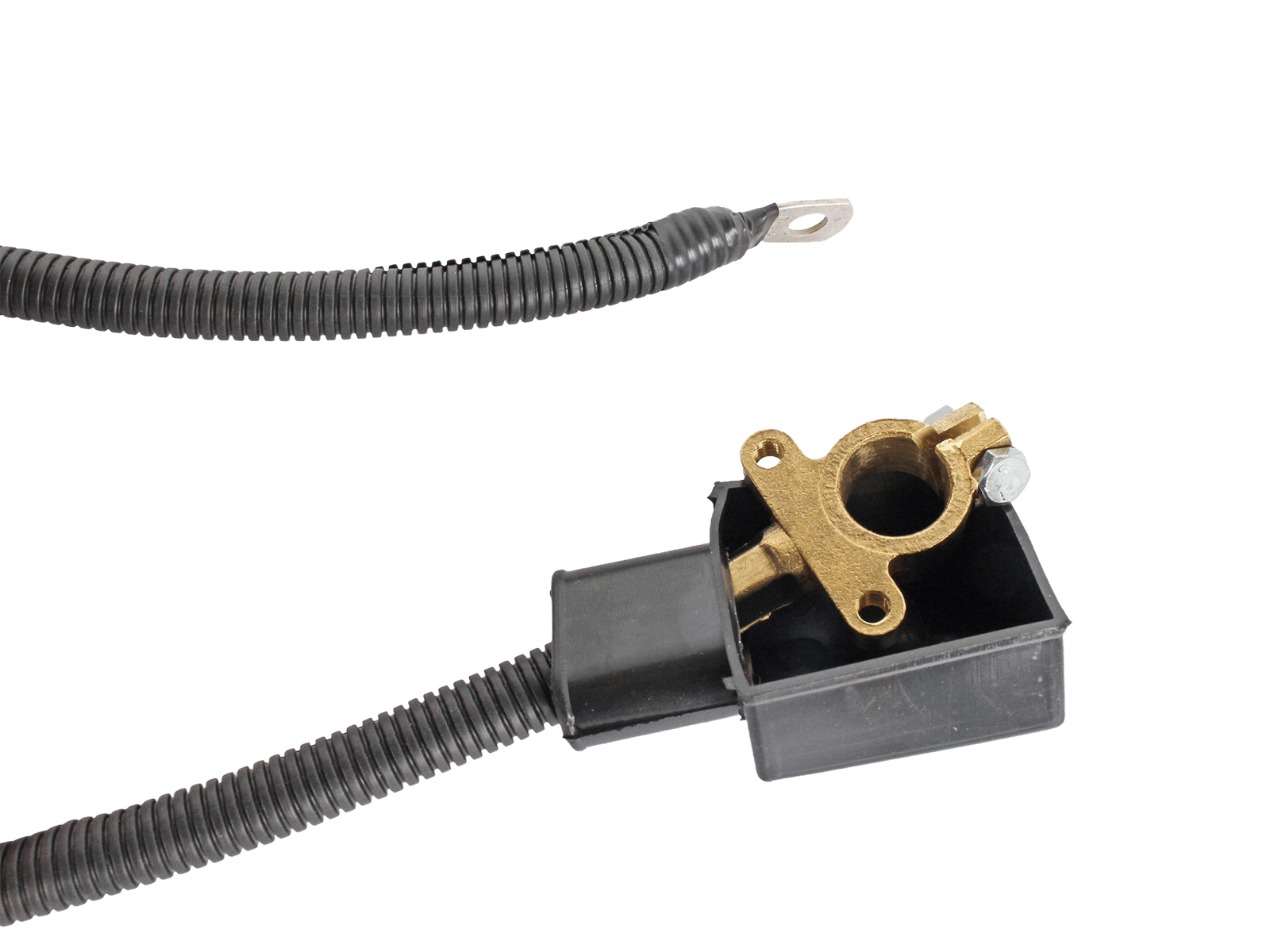 Провод АКБ + ВАЗ-2190 клемма евро латунь АЭД КЛ037-10ЕП фотография №2