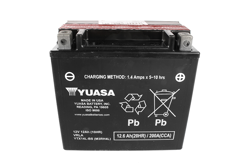 Мотоаккумулятор YUASA YTX14L-BS фотография №3