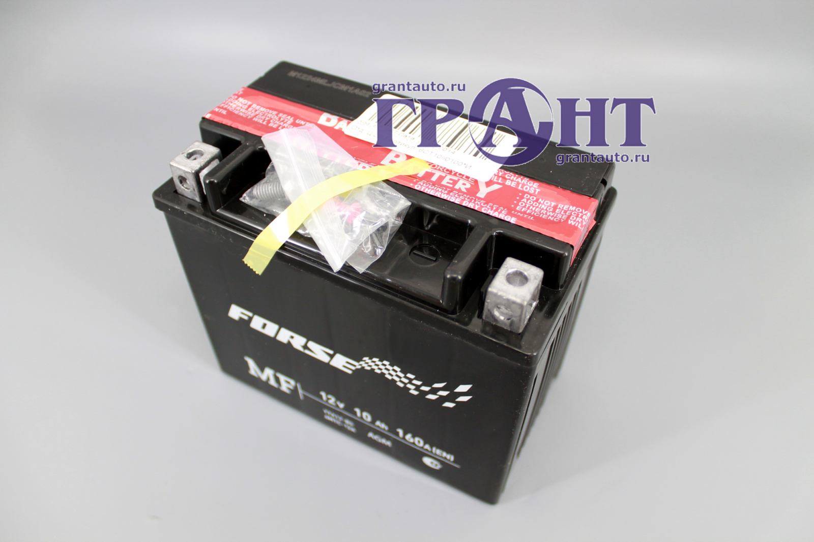 Аккумуляторная батарея FORSE мото YTX12-BS 6СТ10 фотография №2