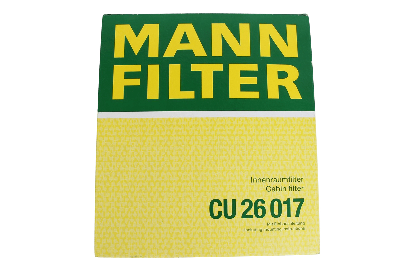 Фильтр салонный MANN CU 26 017 фотография №3