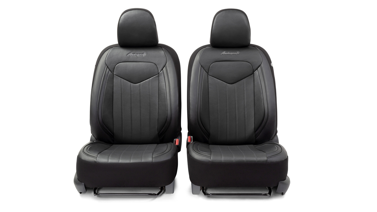 Чехлы на сиденье SIGNATURE SGN-1505GF BLACK эко-кожа AIRBAG AUTOPROFI фотография №2