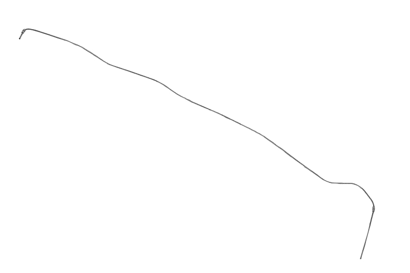 Трубка тормозная ВАЗ-2108 регулятора давления правая фотография №1