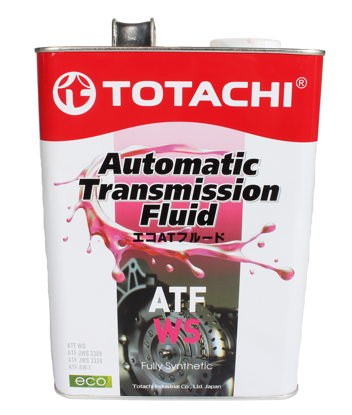 Масло трансмиссионное TOTACHI ATF WS 4л фотография №1
