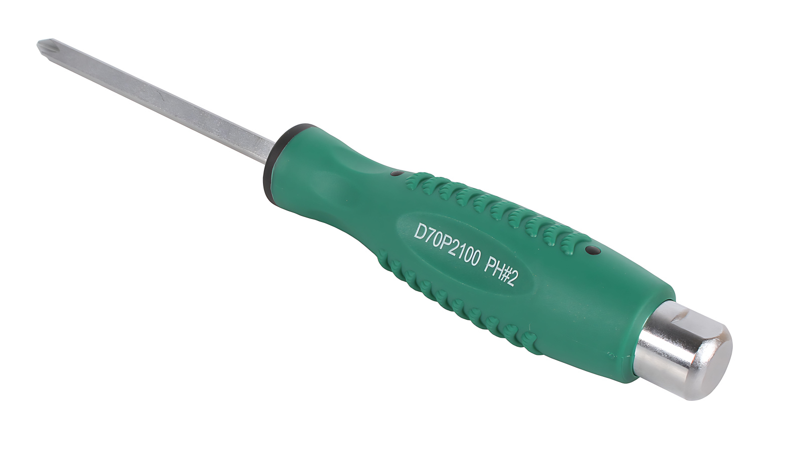 Отвертка JONNESWAY крестовая Ph2х100 мм усиленная (сквозной стержень) фотография №3