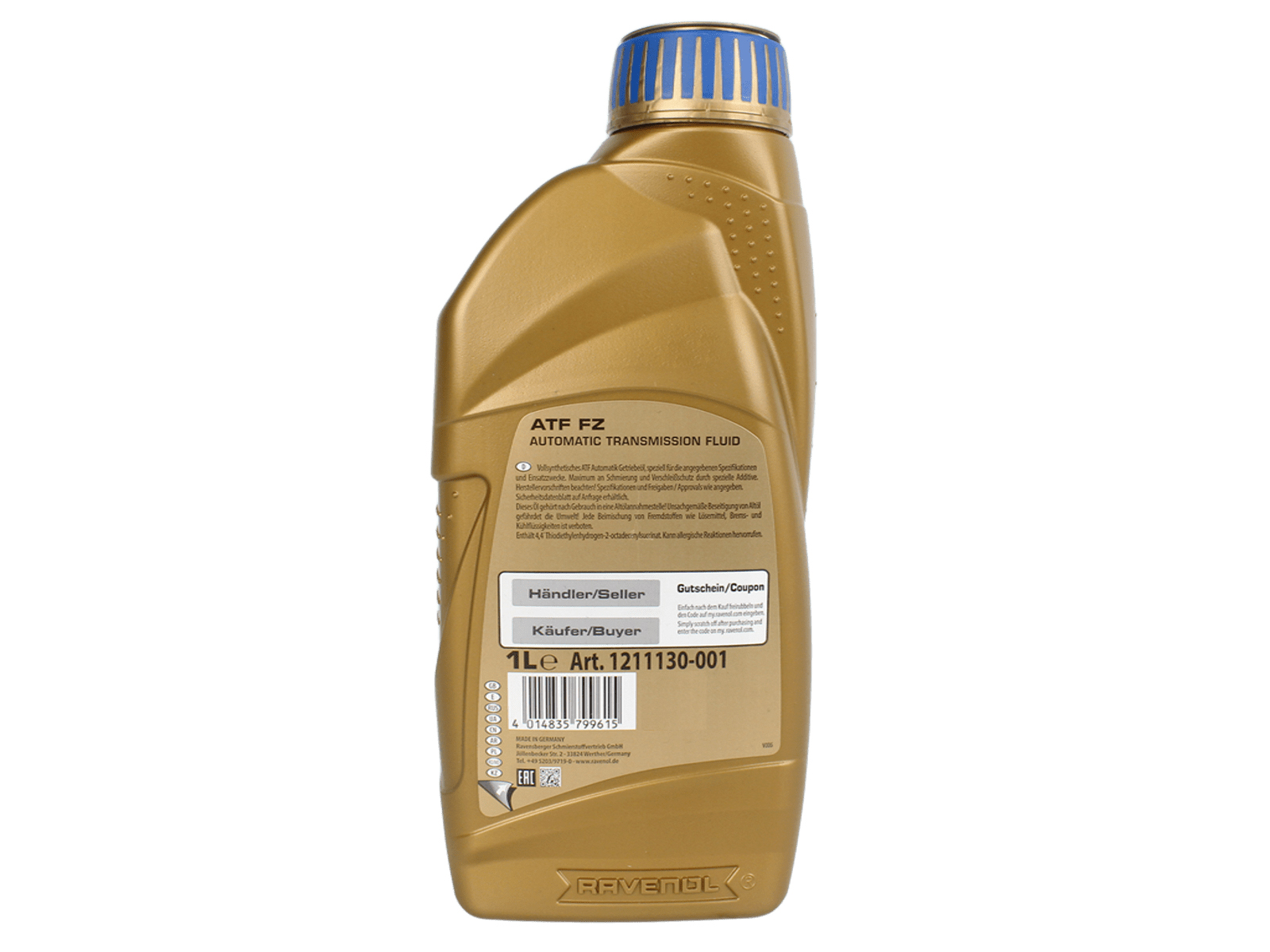 Масло трансмиссионное RAVENOL ATF FZ 1л фотография №4