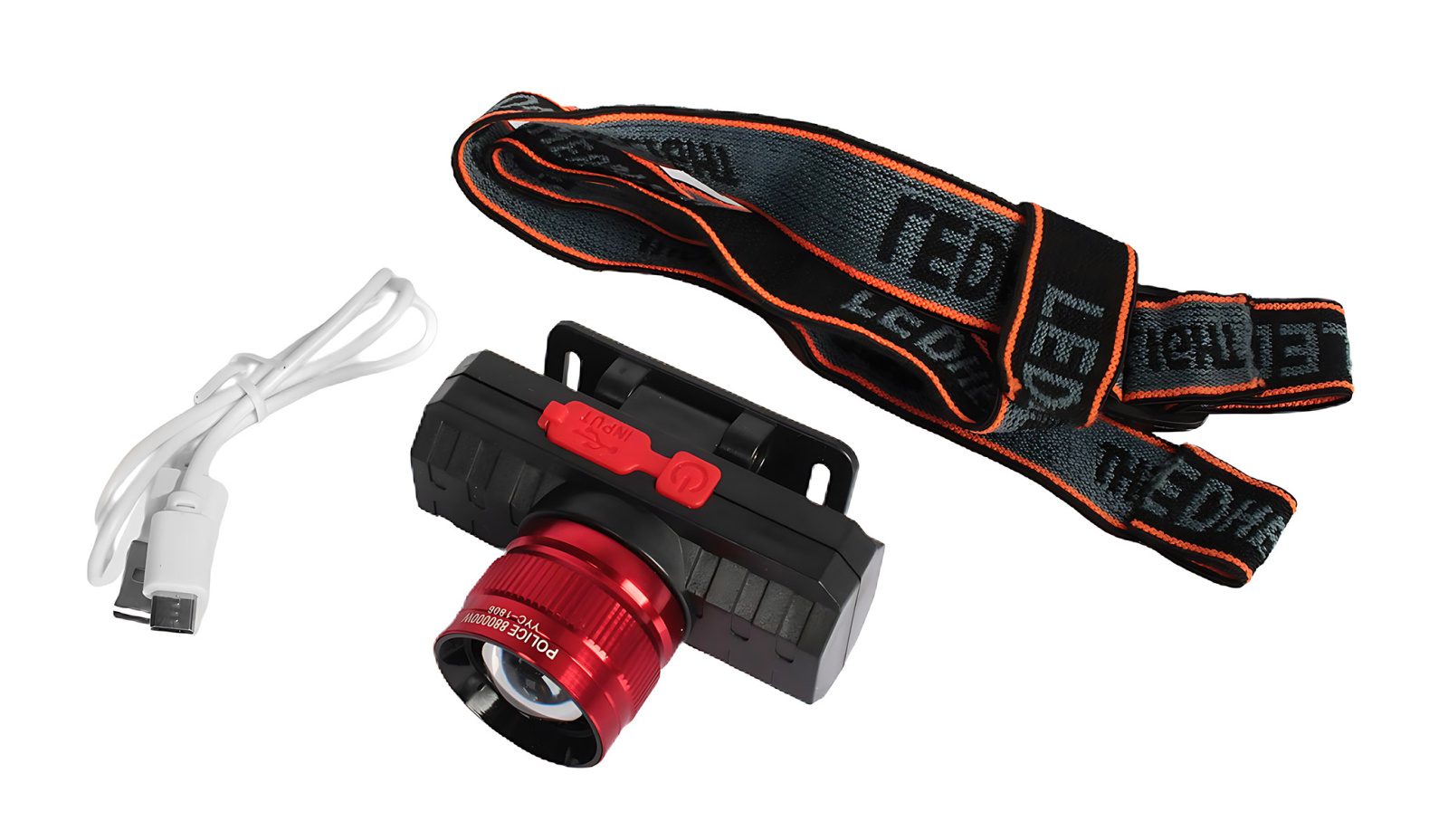 Фонарь налобный светодиодный YYC-1806-XPE фотография №2