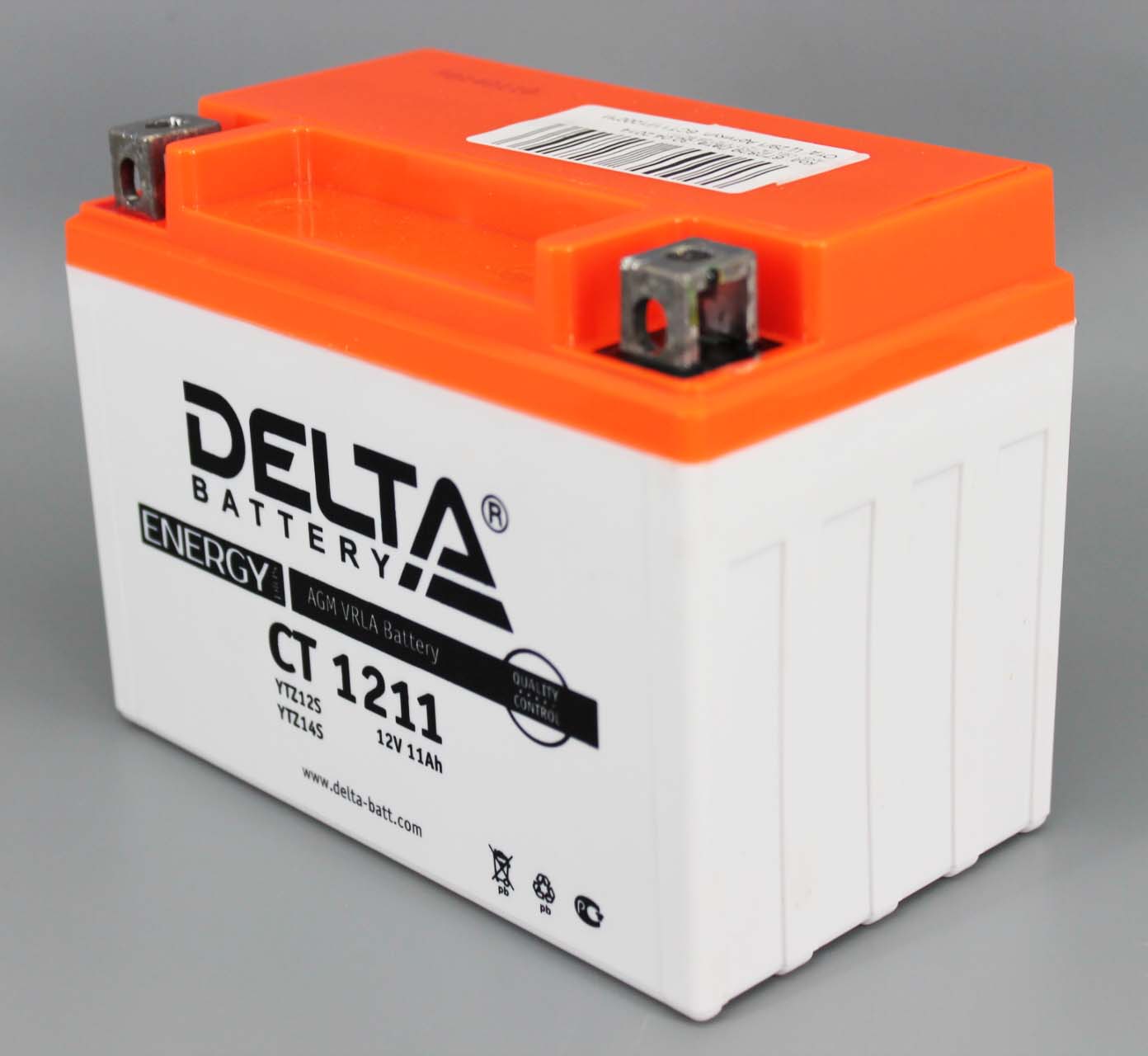 Аккумуляторная батарея DELTA СТ 1211 YTZ12S 6СТ11 фотография №2