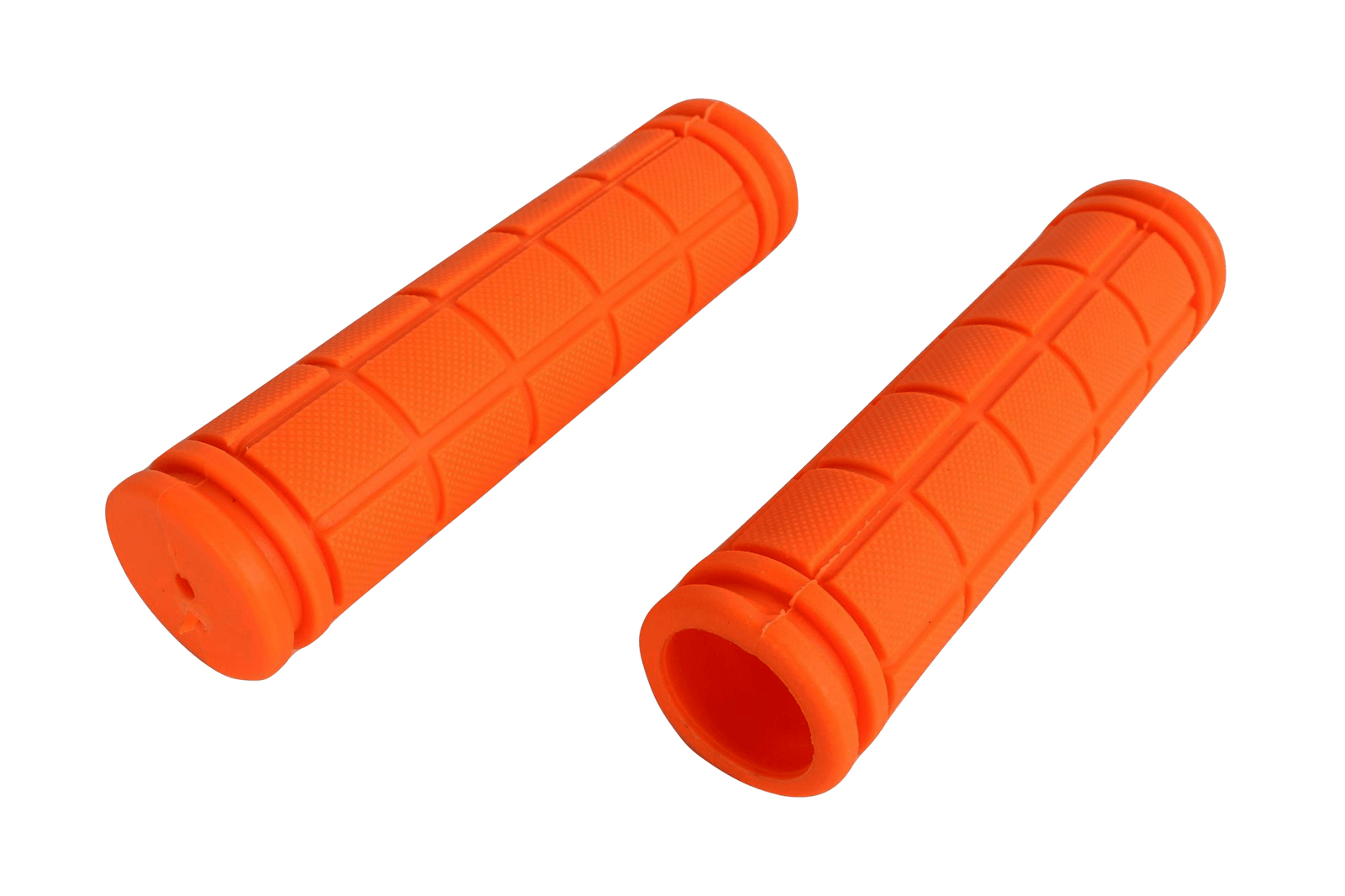 Ручка резиновая руля Dead fly пара 120х22,2 оранжевая фотография №2