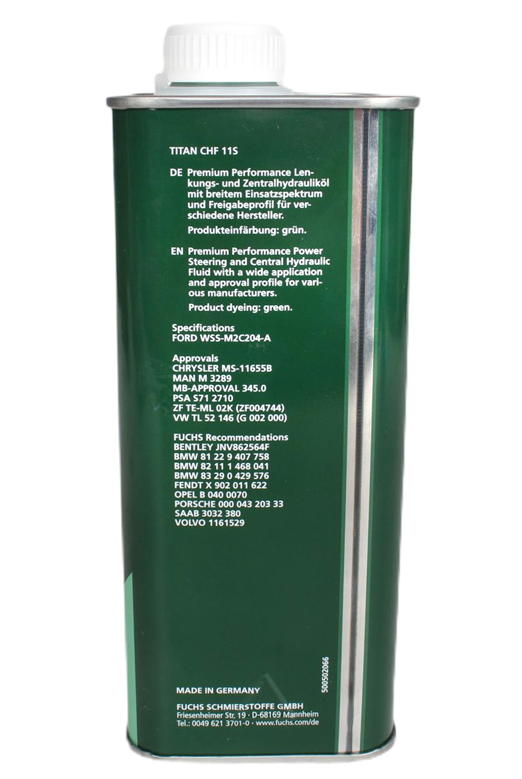 Жидкость гидроусилителя руля 81229407549 CHF11S фотография №2