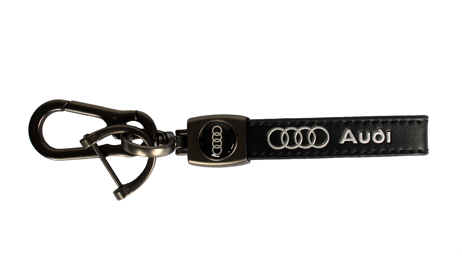 Брелок для авто кожаный с логотипом AUDI фотография №1