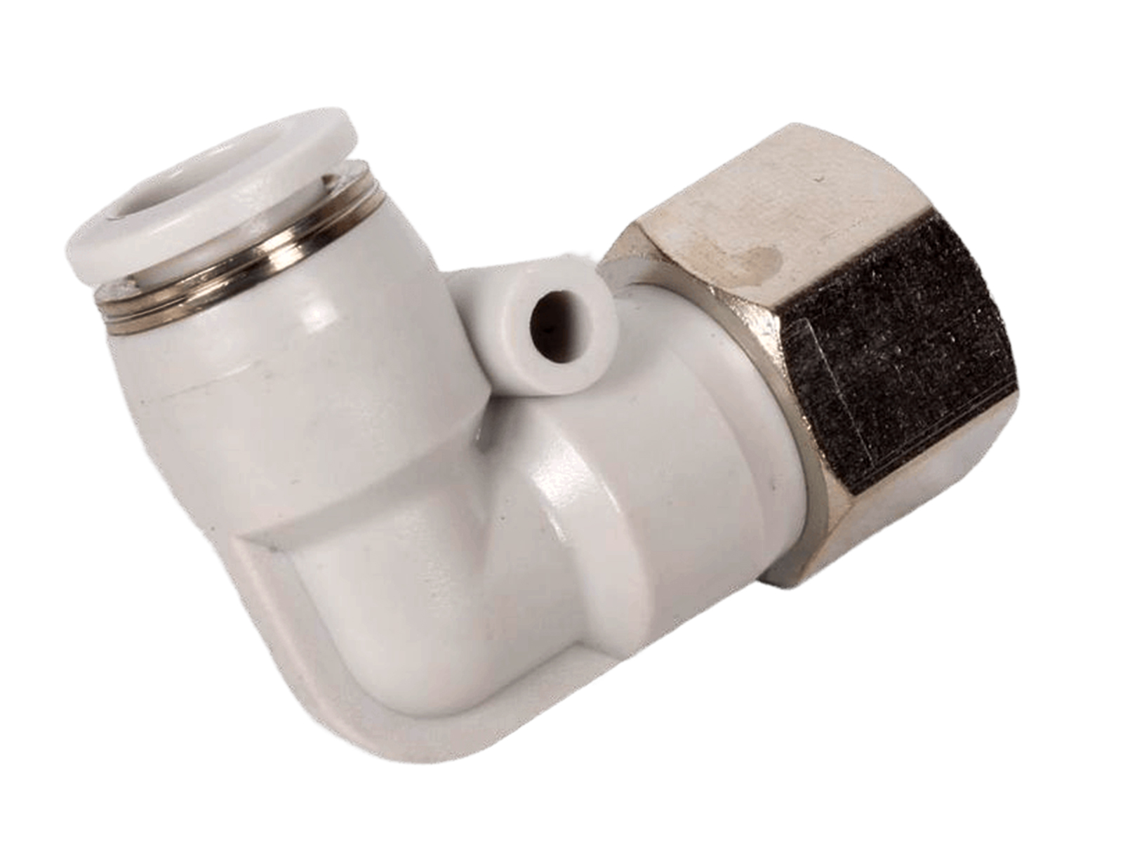 Фитинг пневматический угловой с внутренней резьбой PLF8-02-1/4 ANROKEY фотография №3