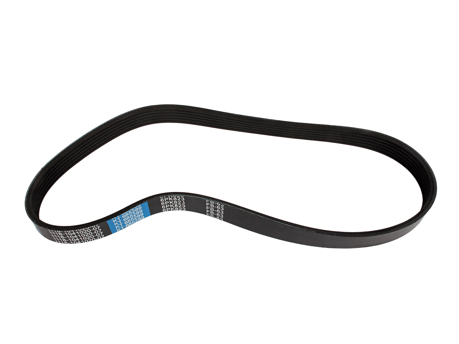 Ремень 823 генератора ВАЗ-2190 KRAFT 1118-1041020-07 фотография №1