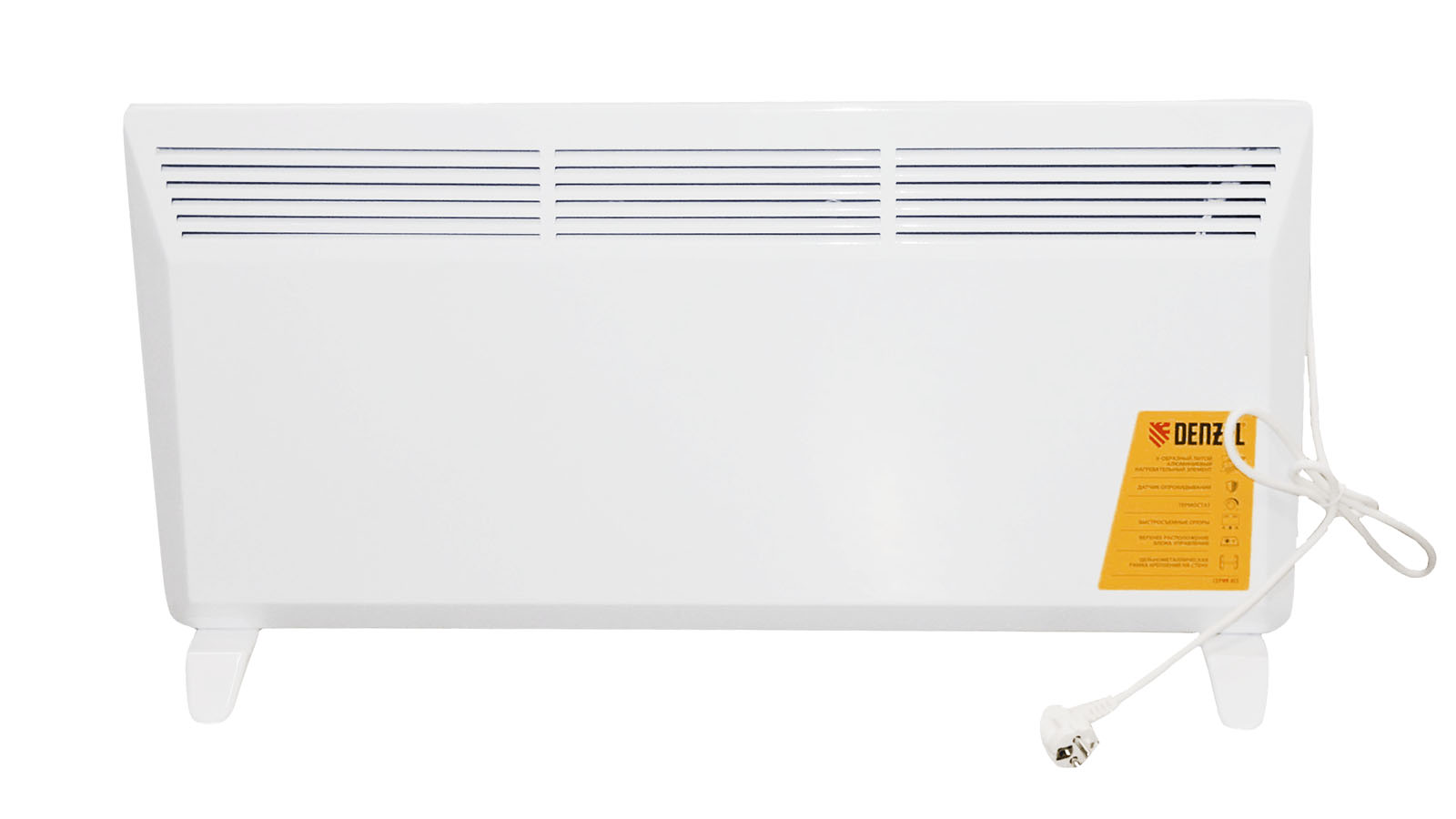 Конвектор электрический XCE-2000, 230 В, 2000 Вт, X-образный нагреватель Denzel фотография №1