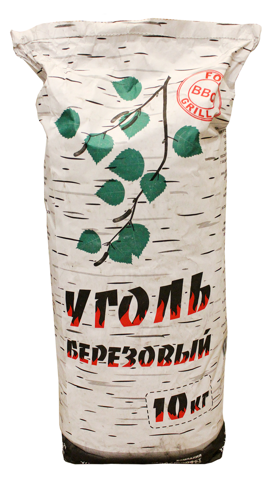 Уголь березовый 10 кг