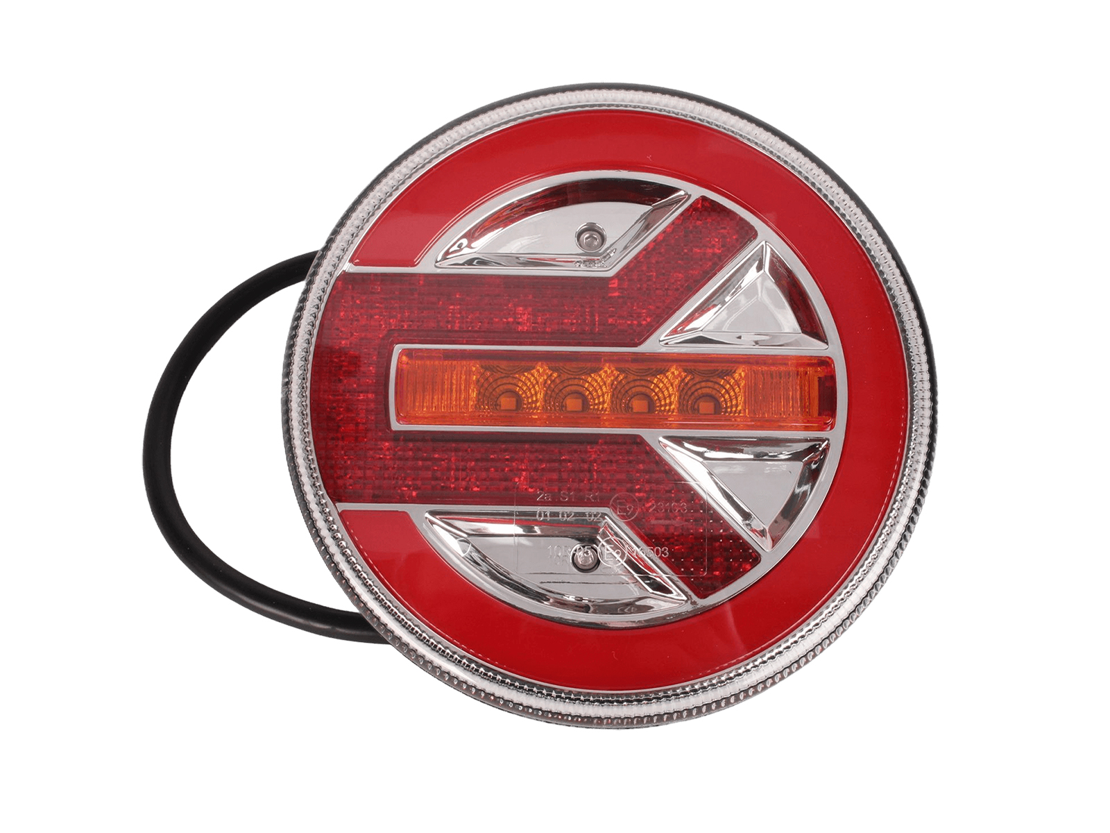 Фонарь задний универсальный 10-32V диодный круглый SST-140208PSD-U фотография №1