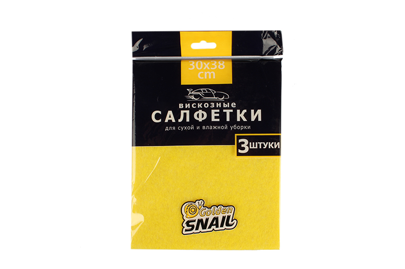 Салфетка вискоза GOLDEN SNAIL 3шт фотография №1