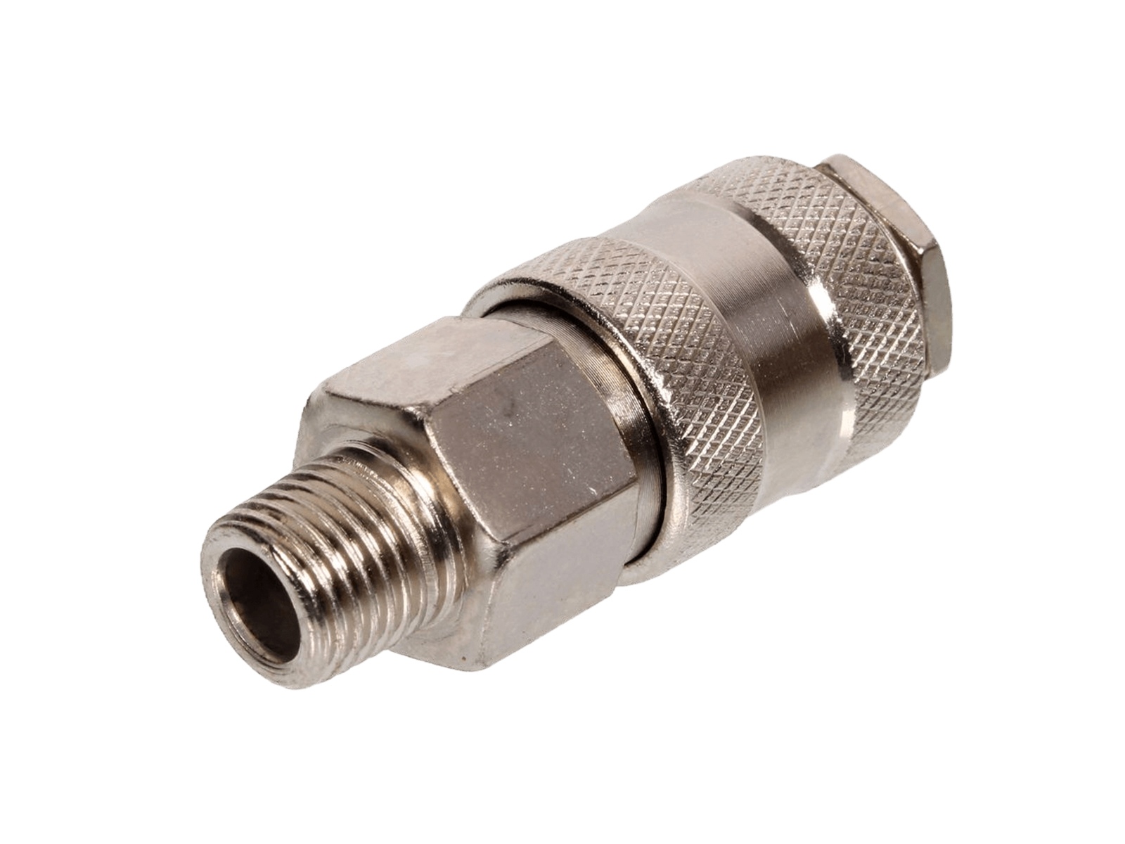 Быстросъемное соединение муфта с наружной резьбой 1/4 ANROKEY фотография №1