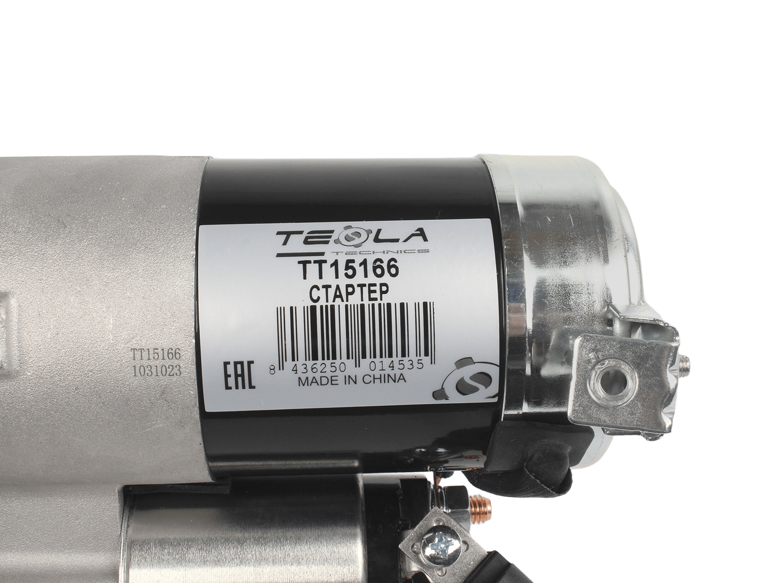 Стартер ГАЗ дв.CHRYSLER 12В 1.6кВт TESLA TECHNICS TT15166 фотография №2