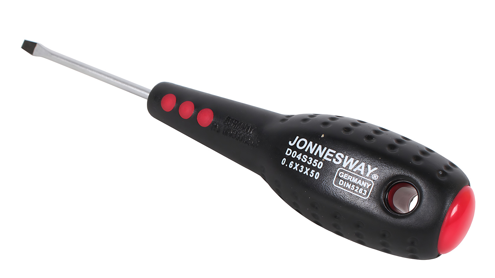 Отвертка JONNESWAY full star шлицевая SL3х50 мм фотография №3 Отвертка JONNESWAY full star шлицевая SL3х50 мм фотография №3