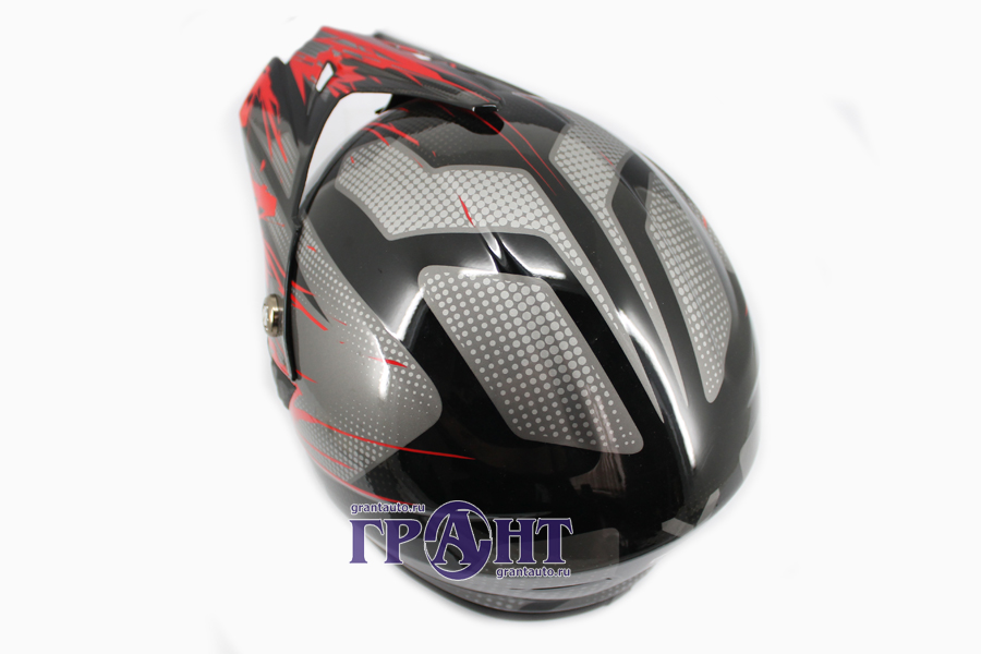 Шлем BEON B600 красный/серый XL фотография №2