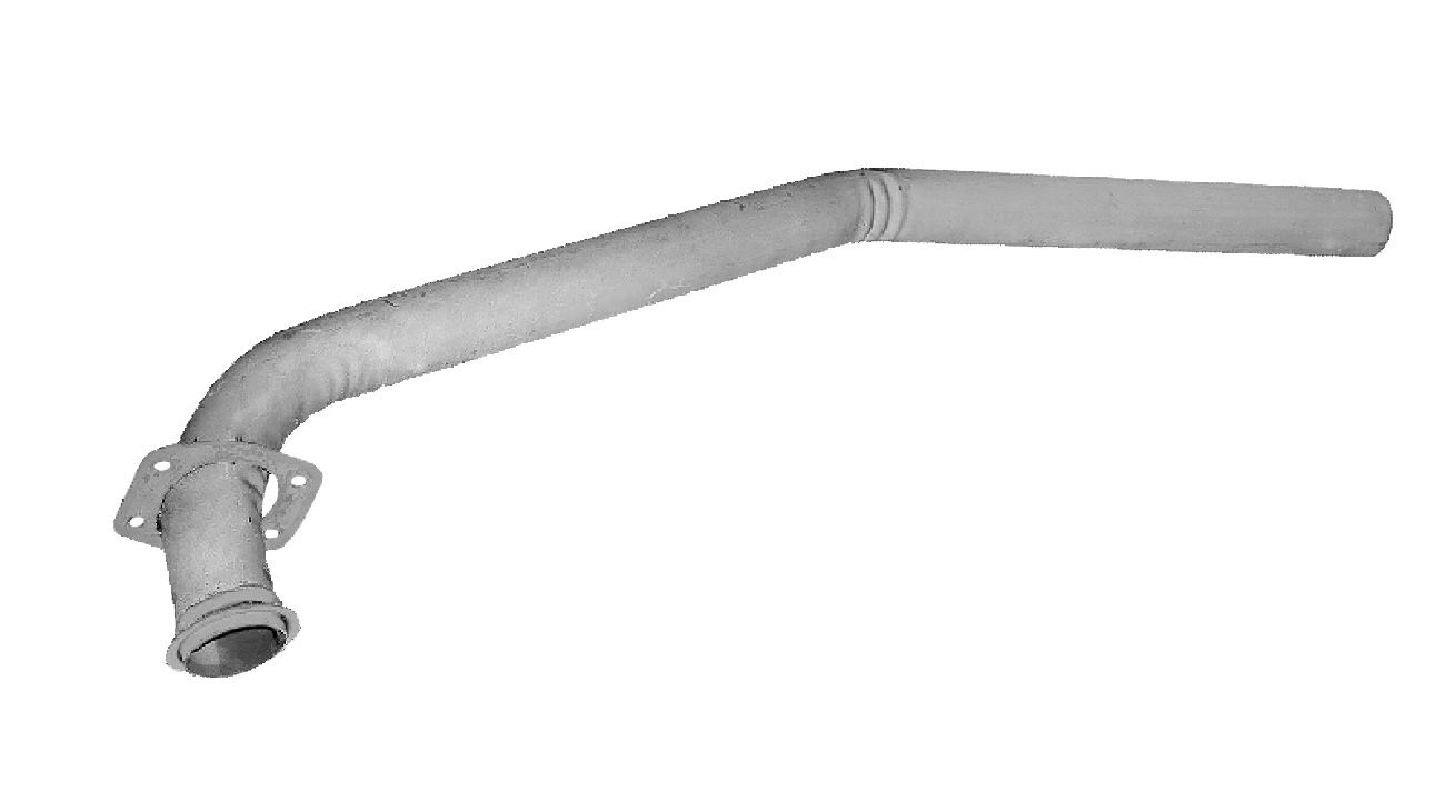 Труба приемная глушителя КАМАЗ левая совмещенная фотография №1