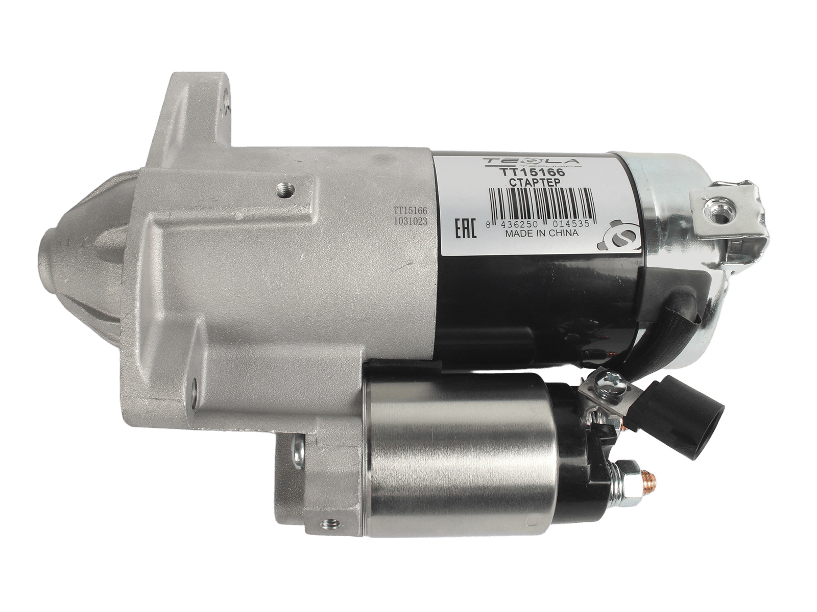 Стартер ГАЗ дв.CHRYSLER 12В 1.6кВт TESLA TECHNICS TT15166 фотография №1