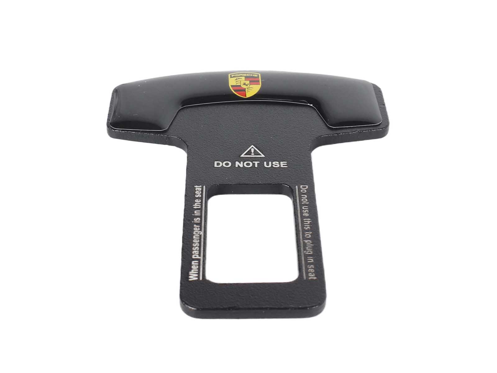Заглушка ремня безопасности металлическая PORSCHE 1 штука фотография №2