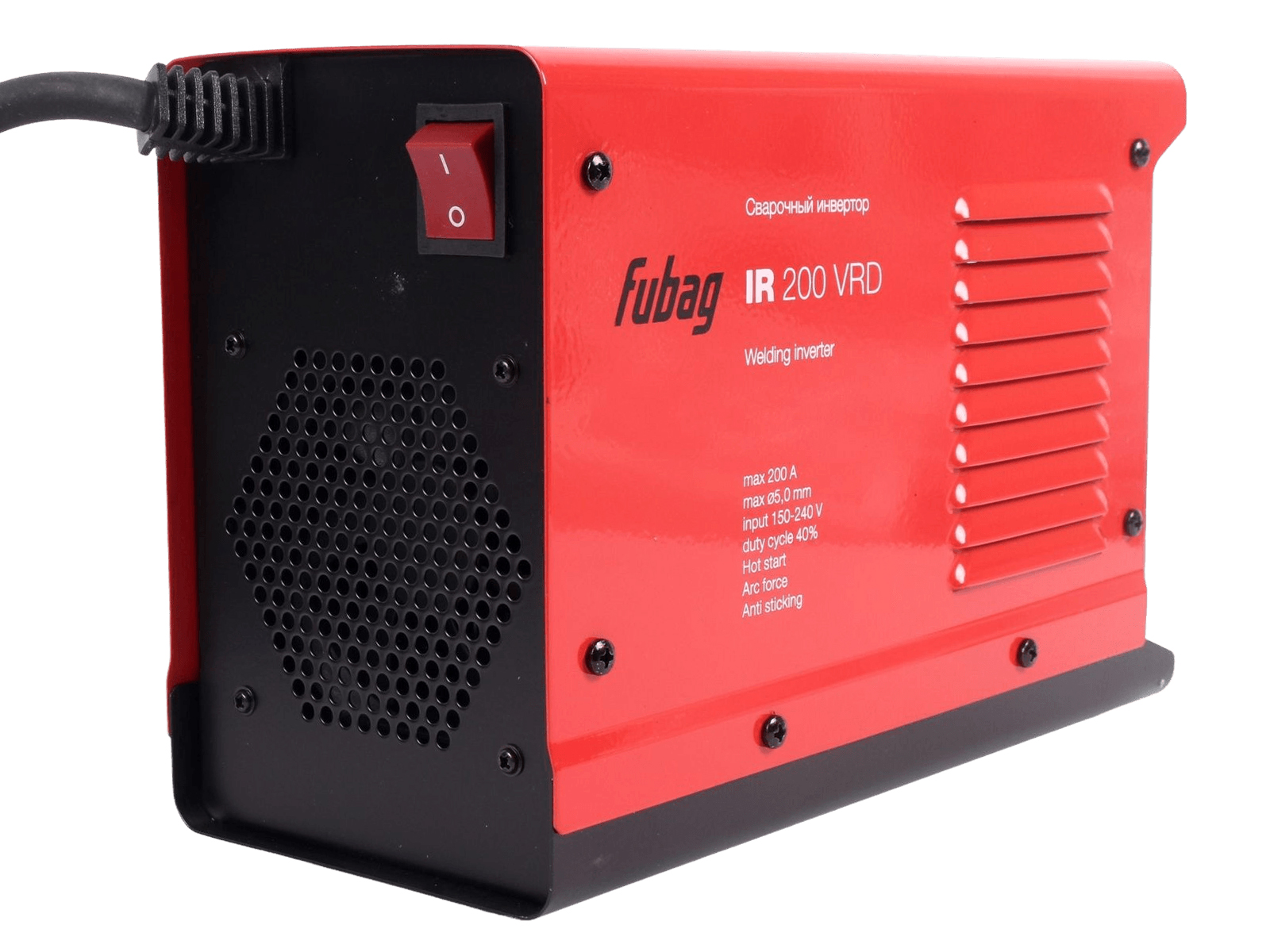 Аппарат сварочный Fubag IR 200 V.R.D. фотография №3