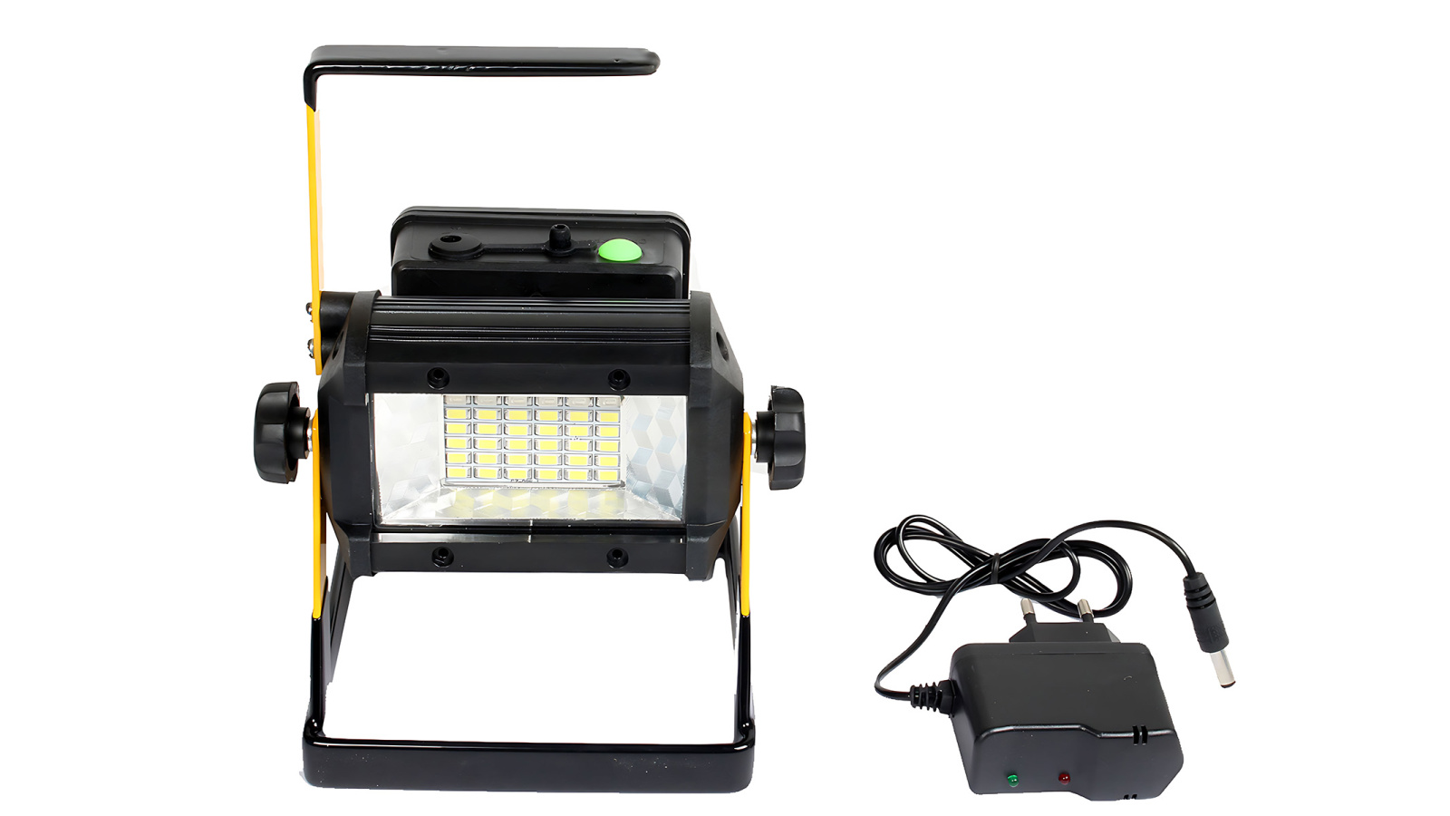 Прожектор светодиодный аккумуляторный переносной 50W 36 Led фотография №6