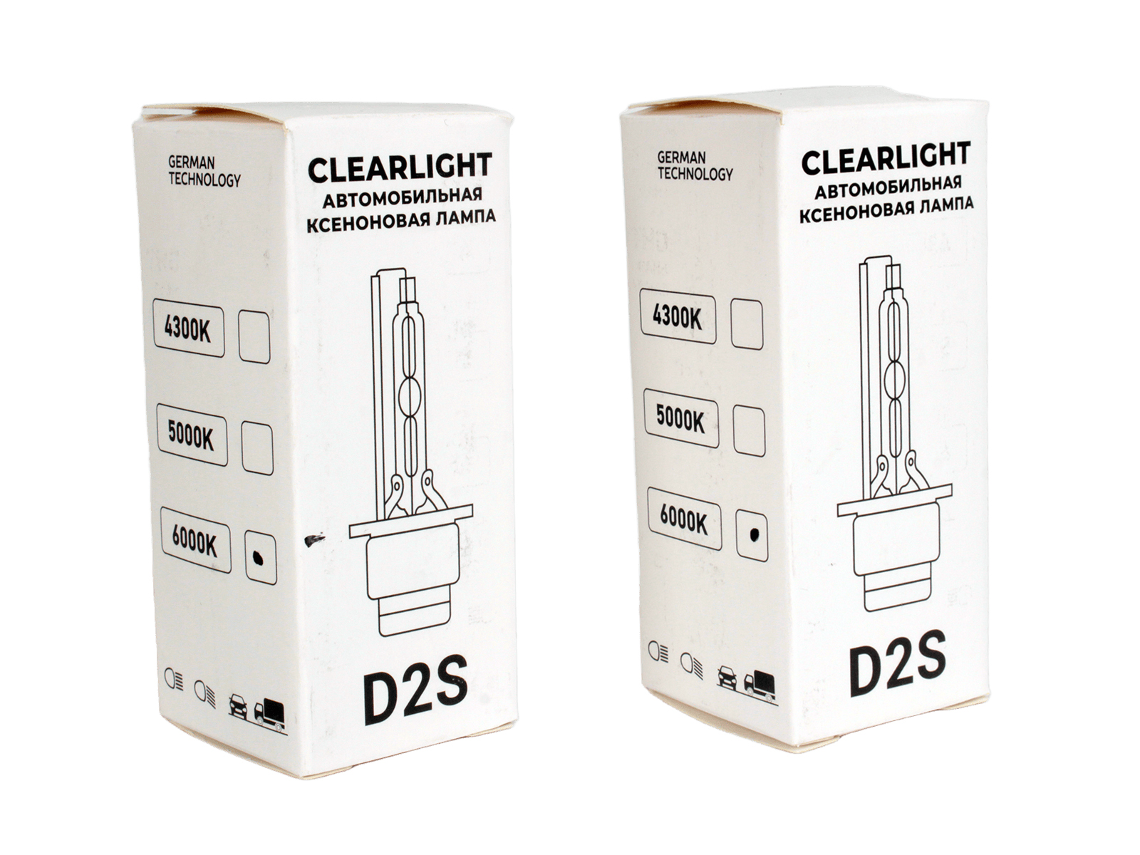 Лампа ксеноновая D2S 6000K Clearlight 2шт комплект фотография №7