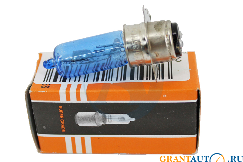 Лампа фары P15D-25-3 12V 35/35W синяя фотография №1