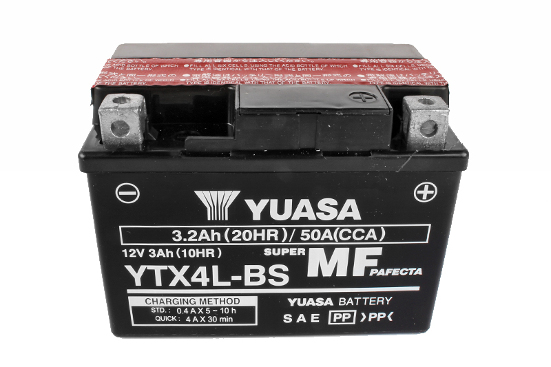 Мотоаккумулятор YUASA YTX4L-BS фотография №3