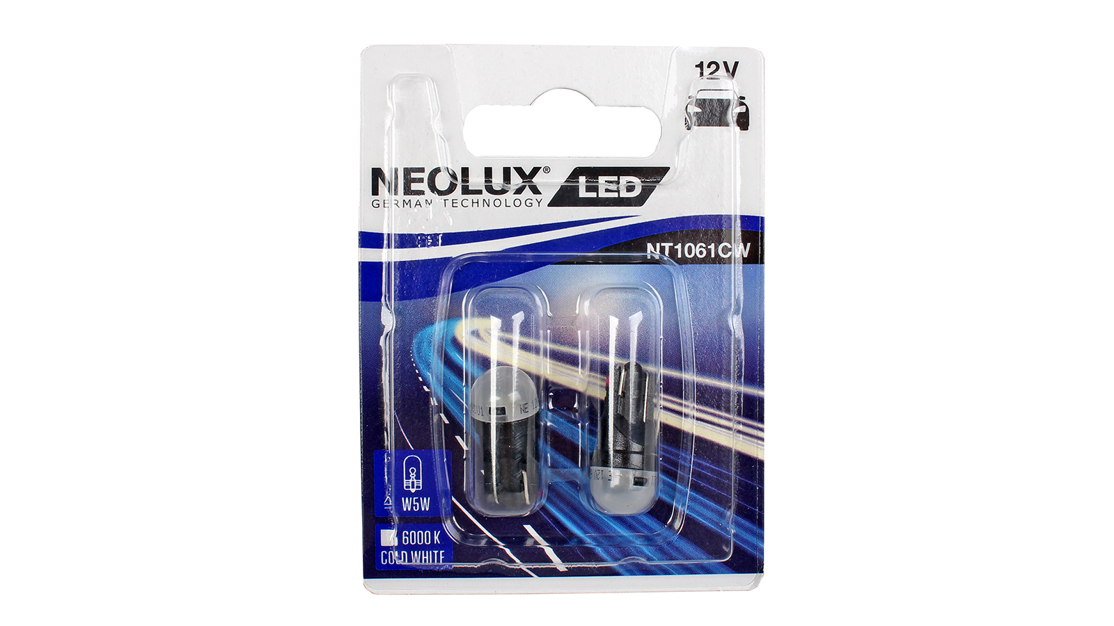 Лампа W5W 12V NEOLUX NT1061CW-02B LED 6000K фотография №1