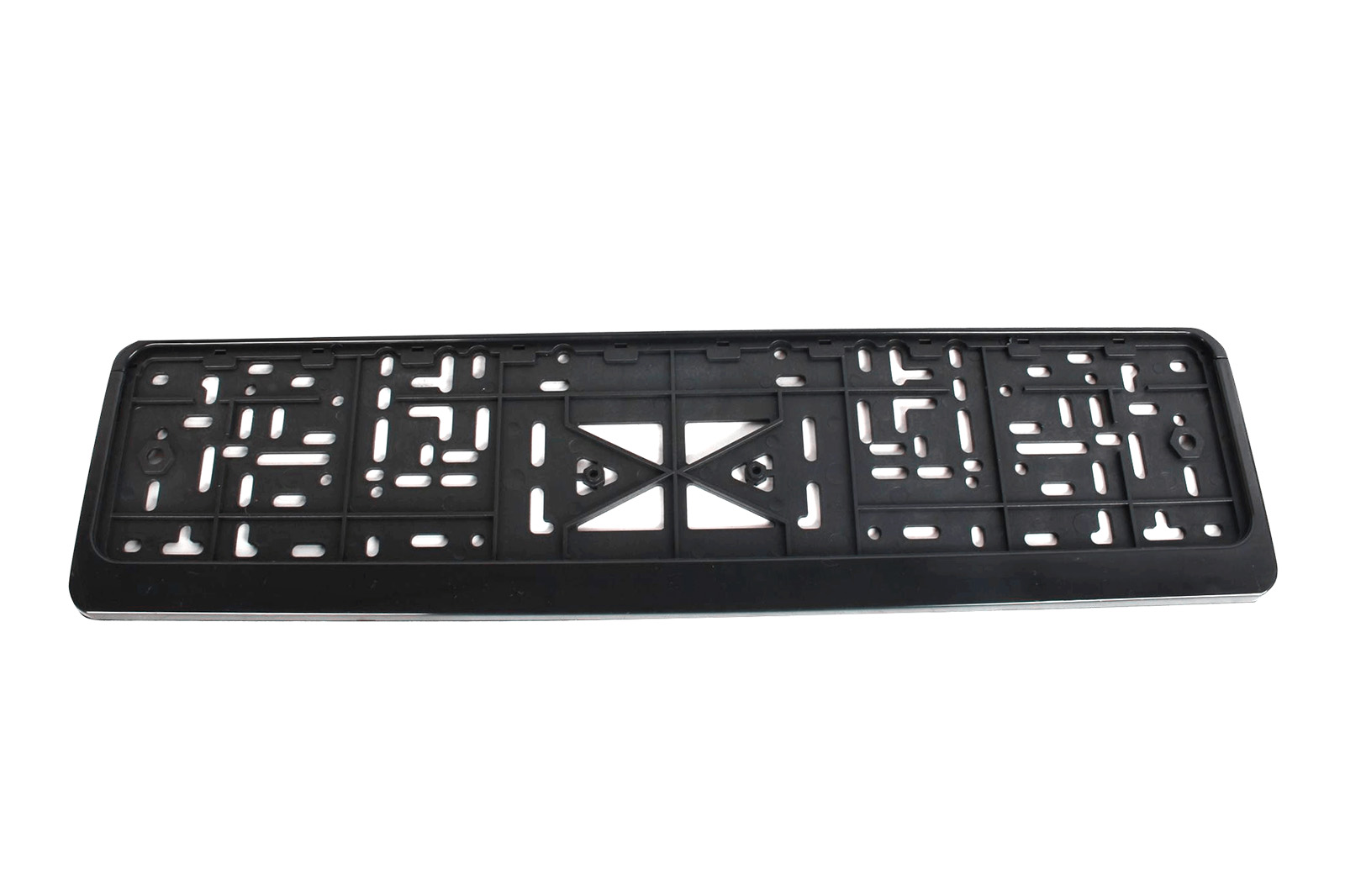 Рамка для номера черная Премиум 1 штука фотография №1