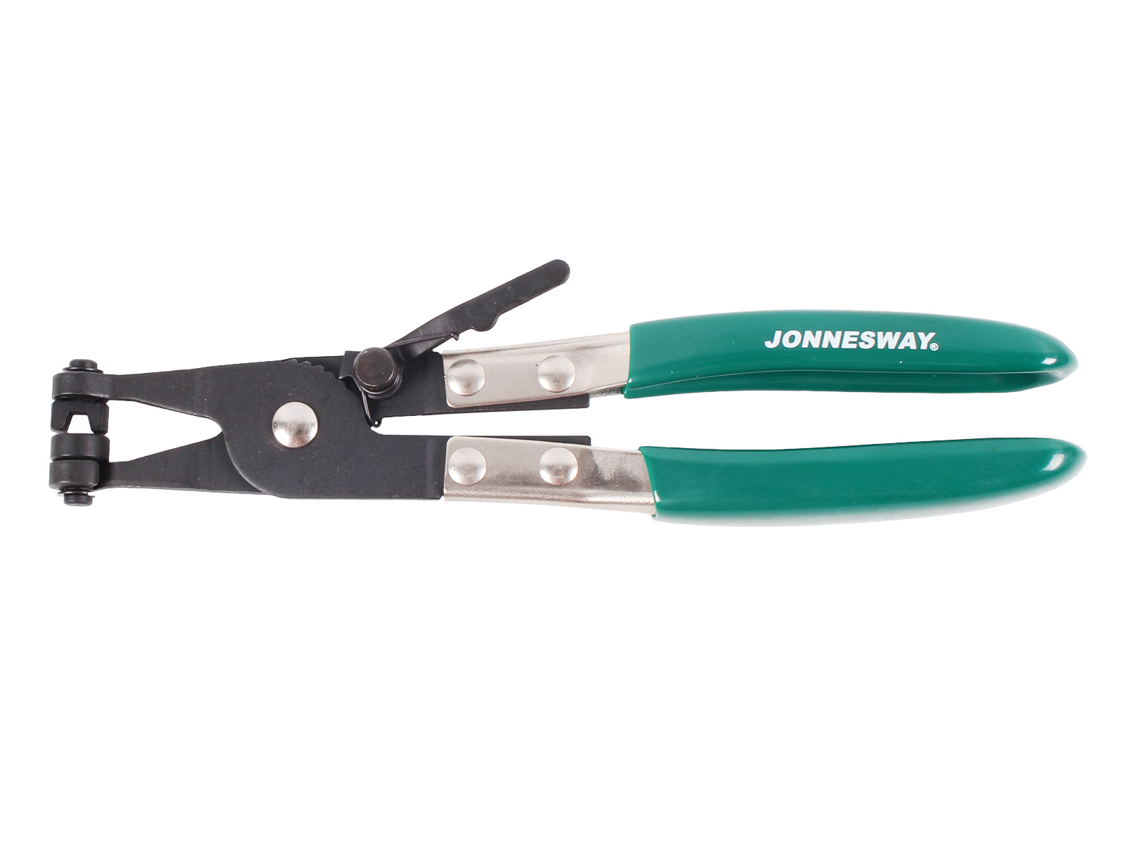 Съемник/клещи для снятия и установки пружинных хомутов с фиксатором JONNESWAY 060003 фотография №1