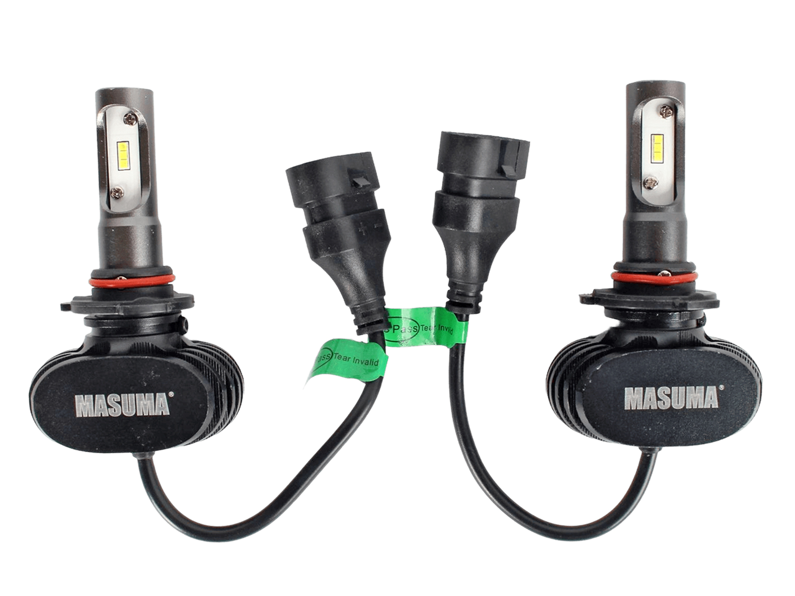 Лампы светодиодные MASUMA LED HB3 18W 6000K 4000LM P20D L650 комплект 2 штуки фотография №1